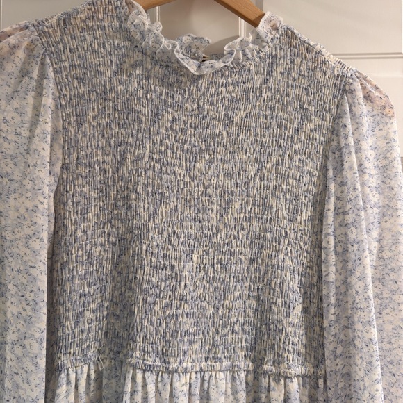 Petal & Pup White Ruffled Tiered Long Sleeve Sundress (Rachael Dress) - Picture 4 of 7